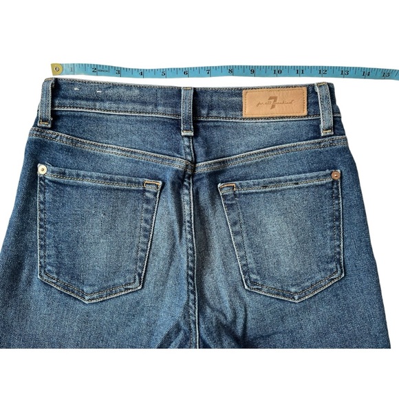 Seven 7 For All Mankind Luxe Vintage The Ankle Skinny Jeans Size 25 - Picture 7 of 9